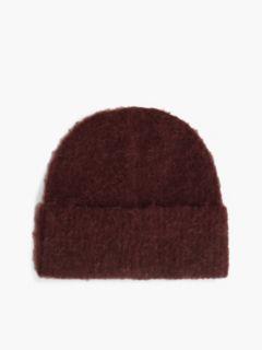 Chic Beanie With Alpaca — Red 2