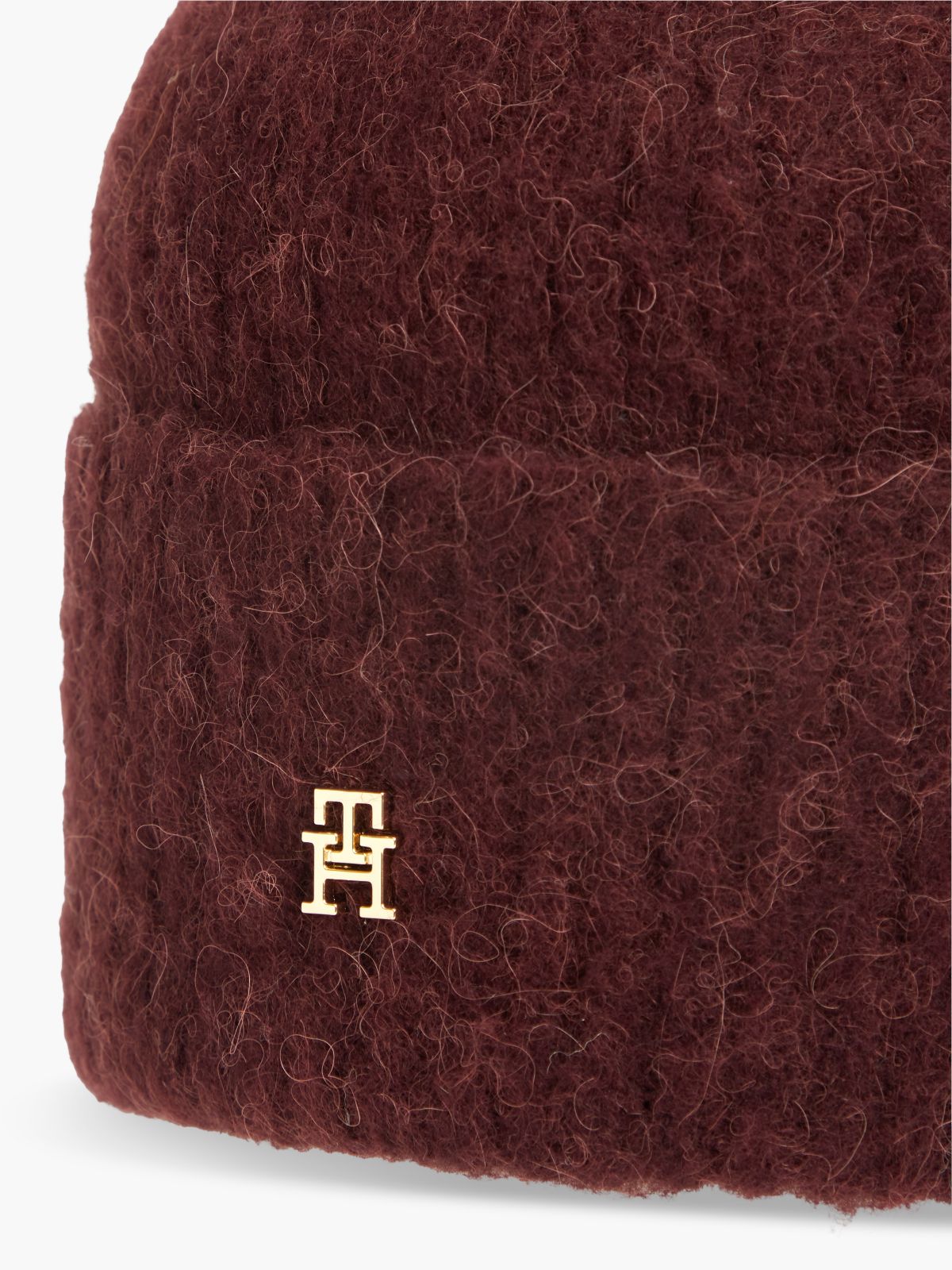 Chic Beanie With Alpaca — Red