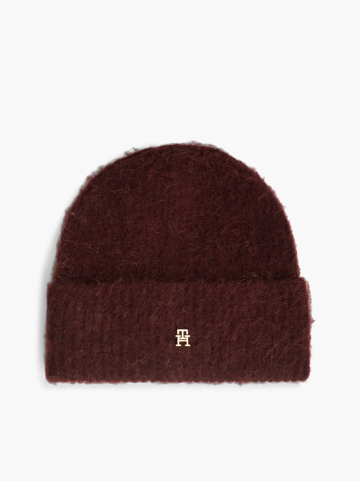 Chic Beanie With Alpaca — Red