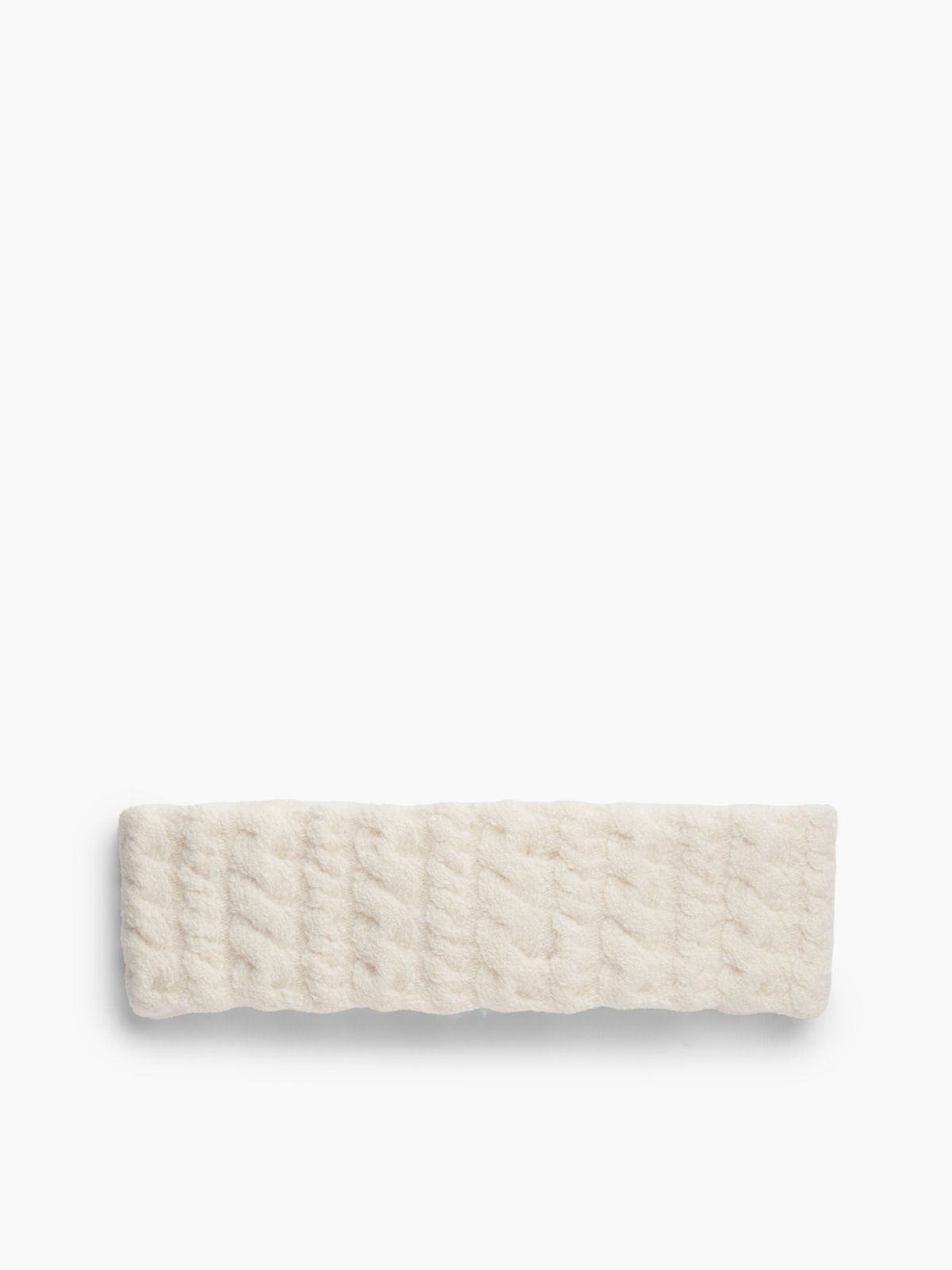 Enamel Flag Headband With Alpaca — Beige