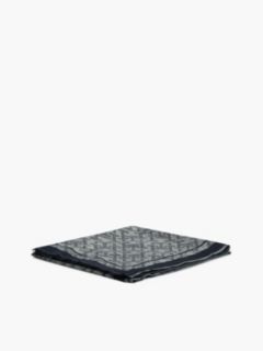 TH Monogram Jacquard Scarf — Blue 3