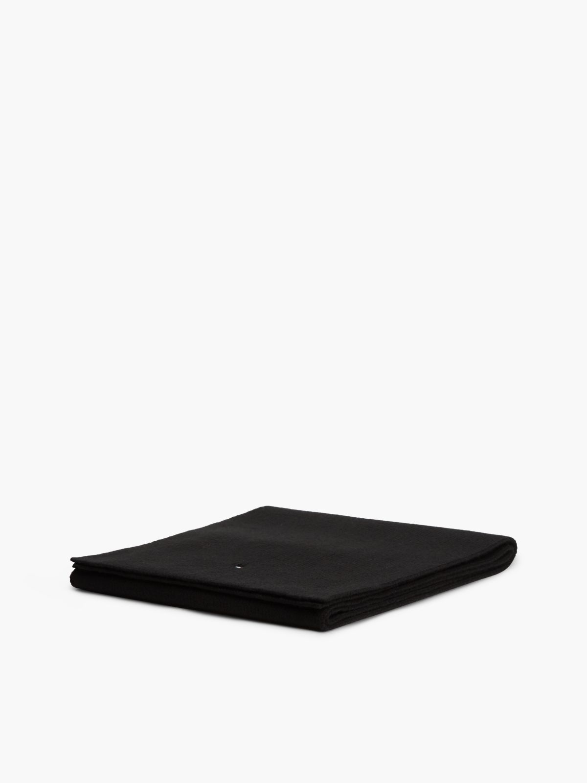 Hilfiger Flag Knit Scarf With Wool — Black