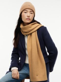 Hilfiger Flag Knit Scarf With Wool — Khaki 4