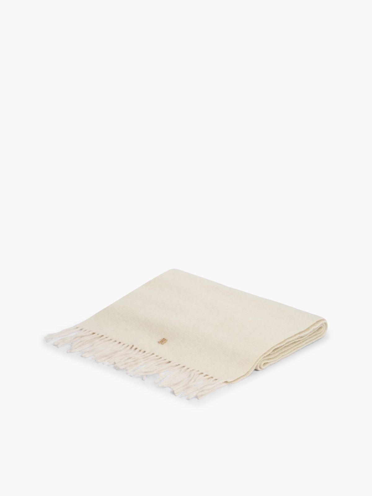 Chic Pure Wool Scarf — Beige