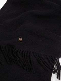 Chic Pure Wool Scarf — Black 2
