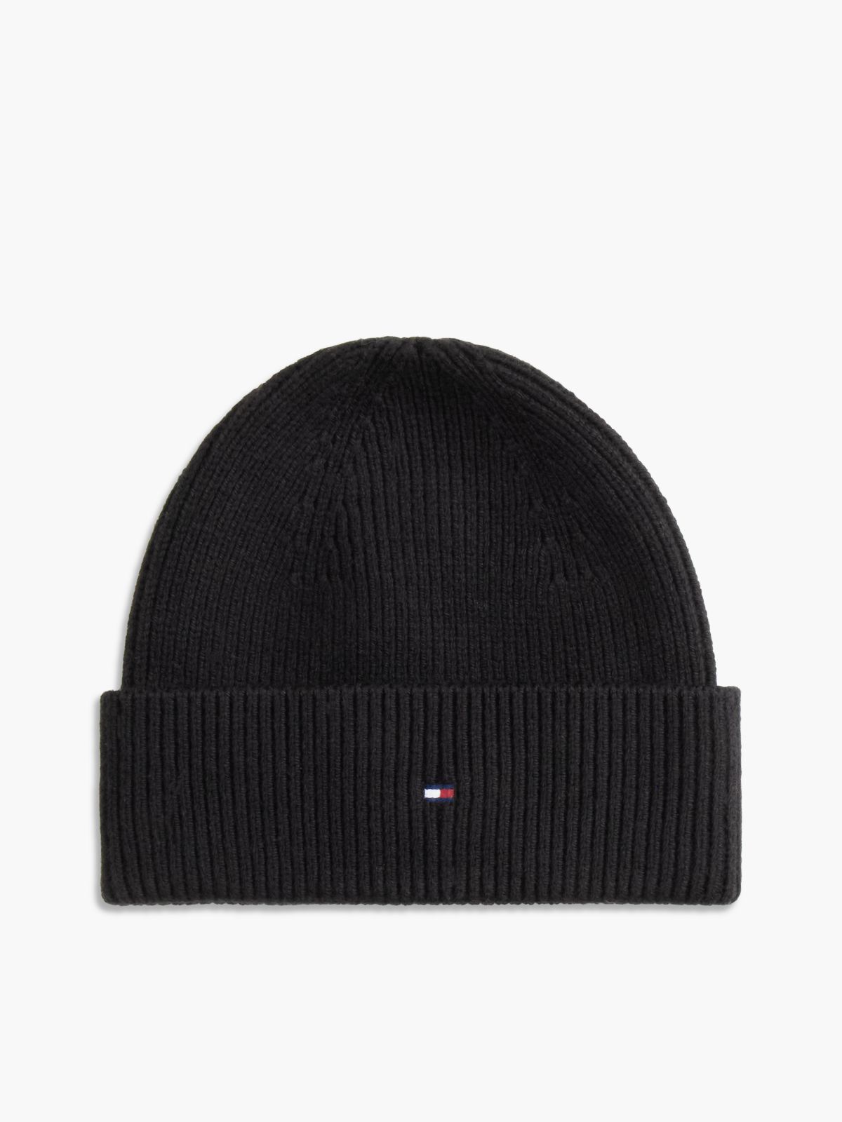 Hilfiger Flag Beanie And Scarf Gift Box — Black