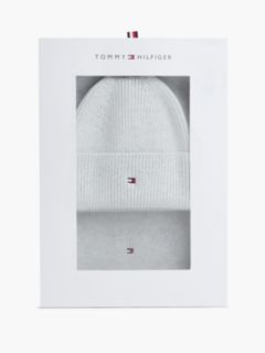 Hilfiger Flag Beanie And Scarf Gift Box — Grey 1