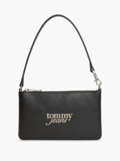 Essential Textured Logo Strap Wallet — Black 1