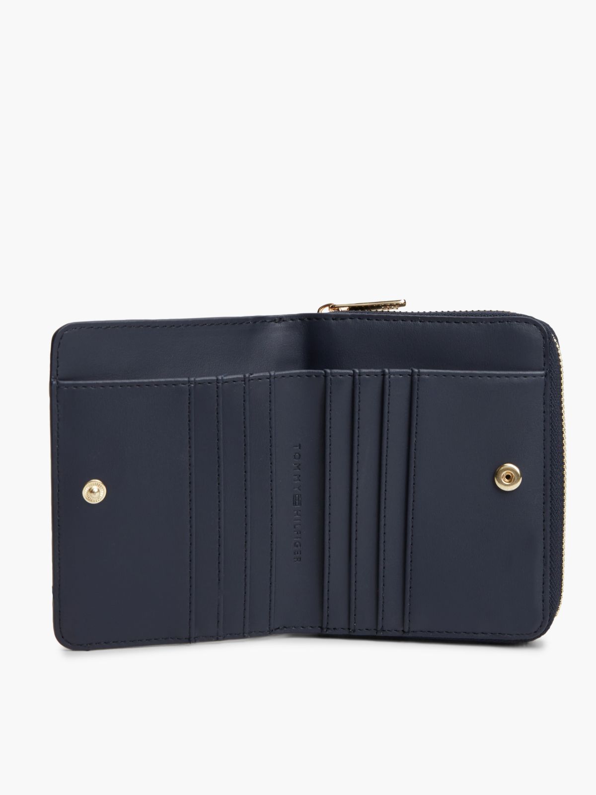 Hilfiger Icon Global Stripe Zip-Around Wallet — Blue