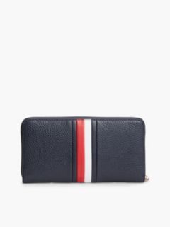 Hilfiger Icon Global Stripe Zip-Around Wallet — Blue 2