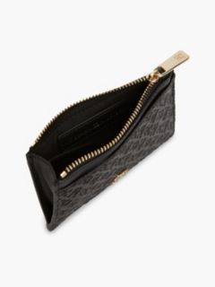 Hilfiger Icon Debossed Credit Card Holder — Black 3