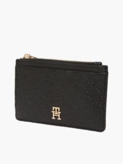 Hilfiger Icon Debossed Credit Card Holder — Black 4