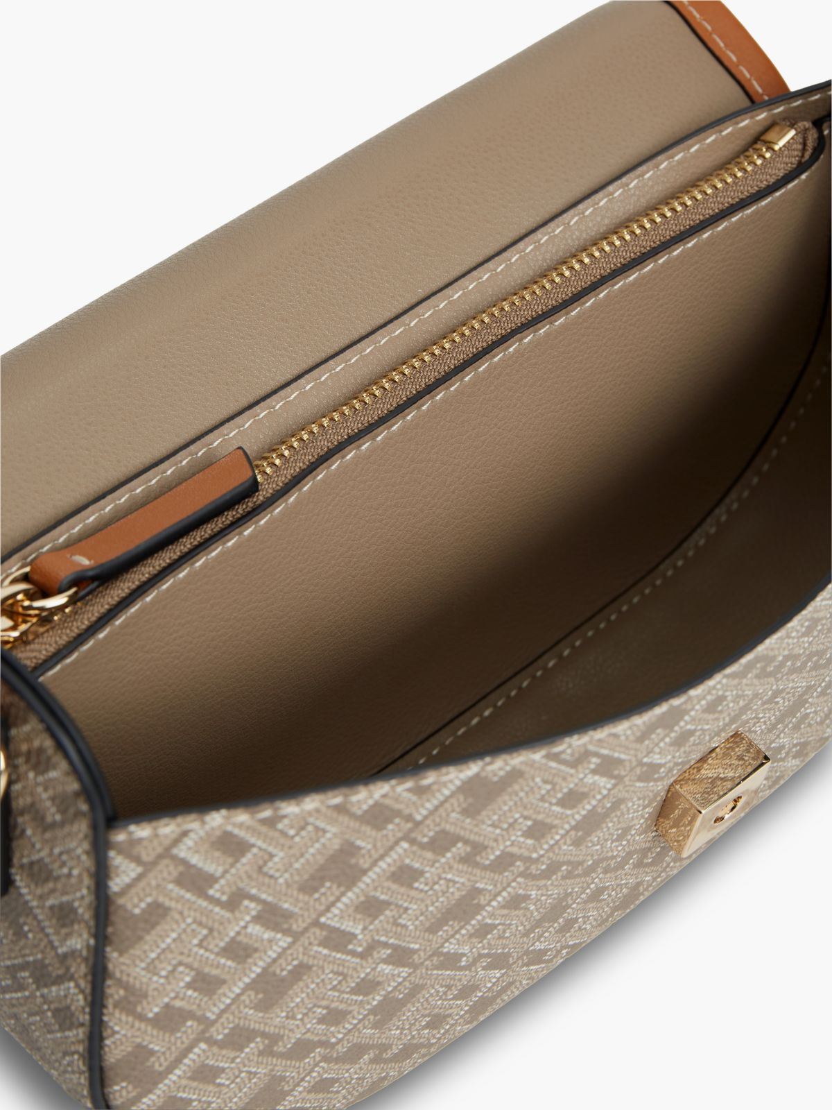 TH Monoplay Crossbody Saddle bag — Khaki