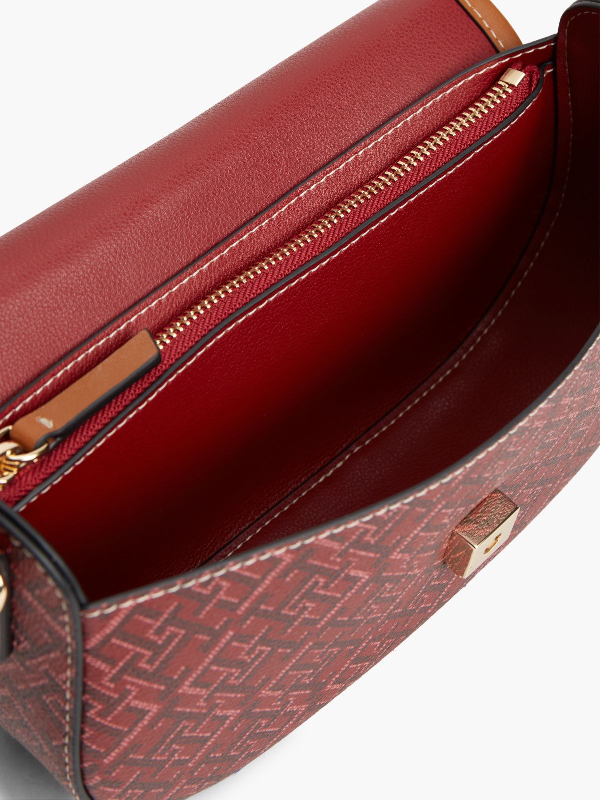 TH Monoplay Crossbody Saddle bag — Red