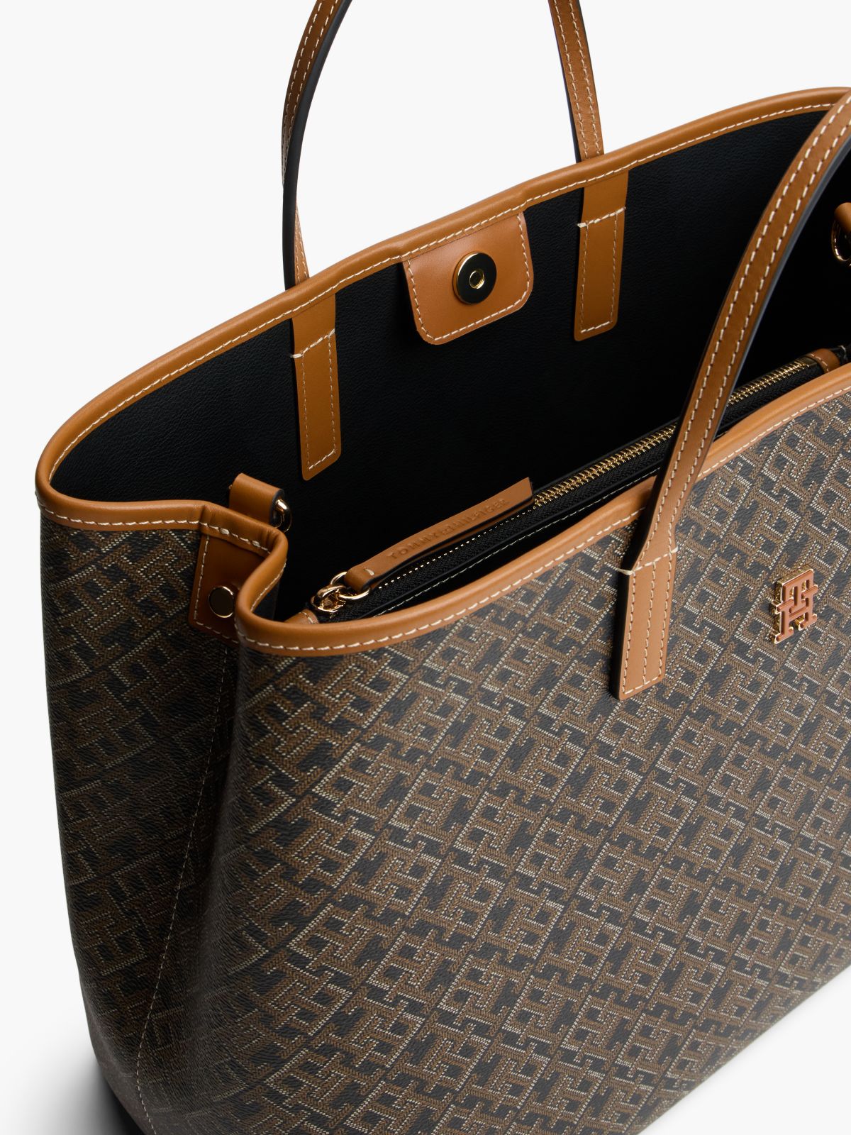 TH Monoplay Crossbody Satchel — Black