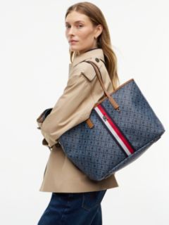 TH Monoplay Global Stripe Tote Bag — Blue 2