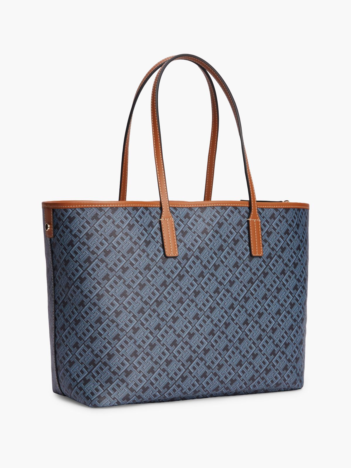 TH Monoplay Global Stripe Tote Bag — Blue