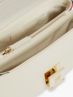 Global Stripe TH Monogram Crossbody Bag — Beige 4