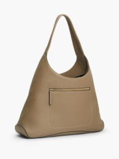 Zip Pocket TH Monogram Hobo Bag — Khaki 3