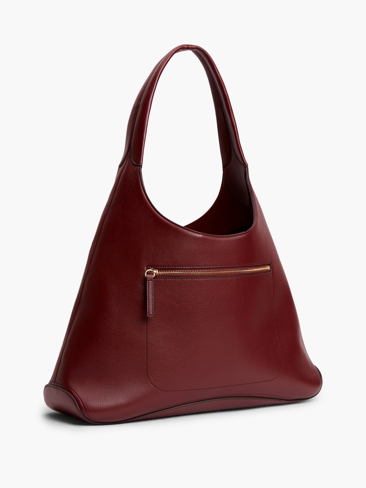 Zip Pocket TH Monogram Hobo Bag — Red