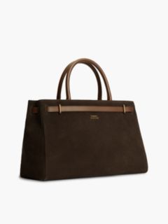 The American Icon Suede Tote Bag — Brown 3