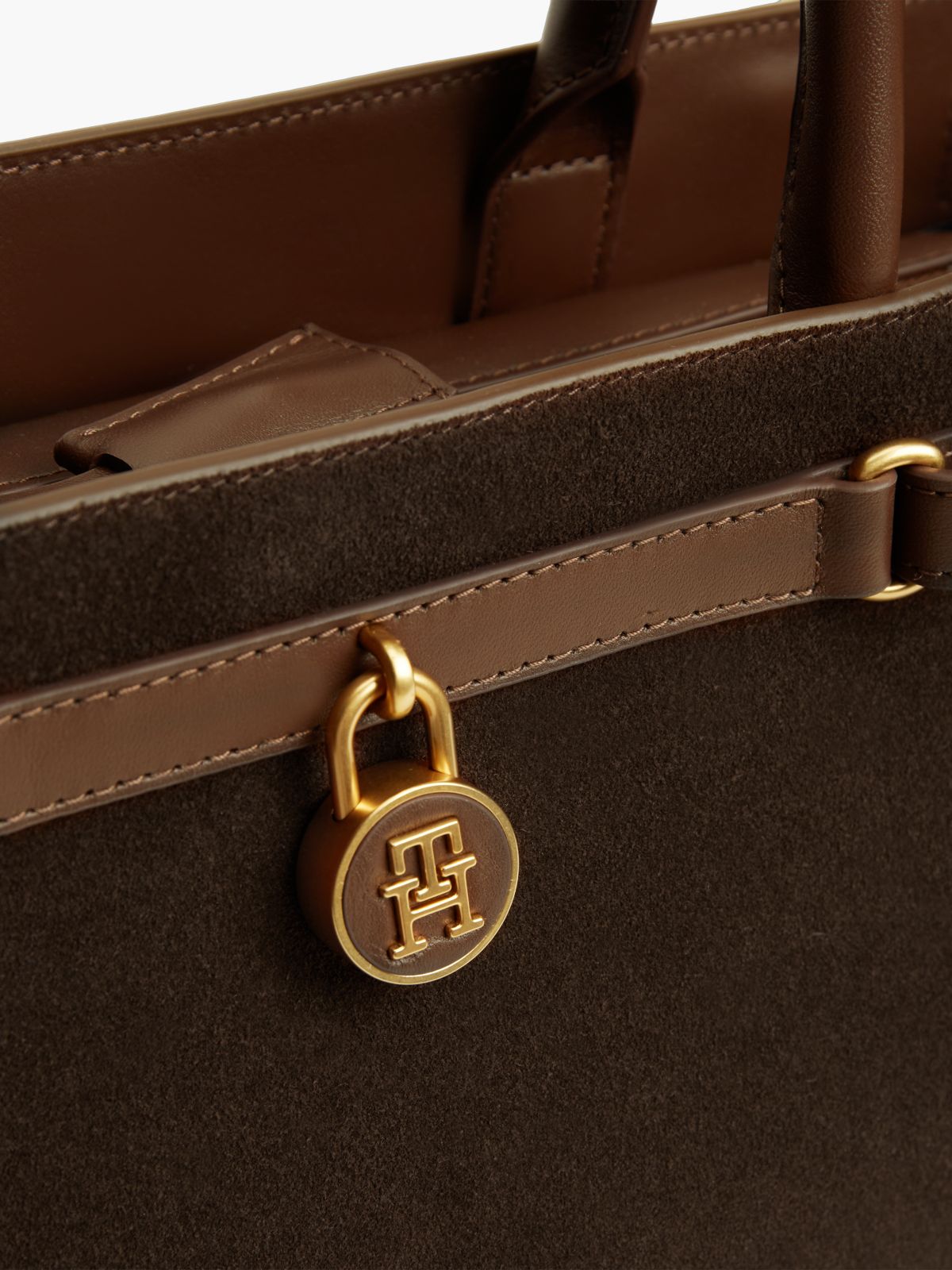 The American Icon Suede Tote Bag — Brown