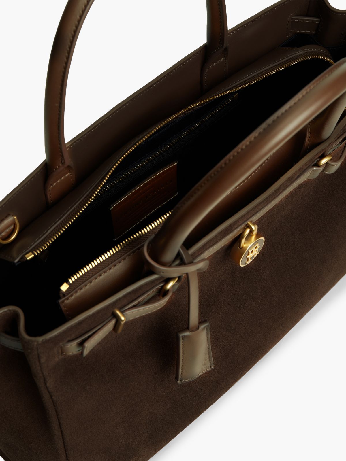 The American Icon Suede Tote Bag — Brown