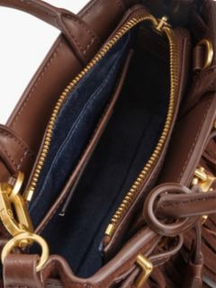 The American Icon Suede Fringe Tote Bag — Brown 5
