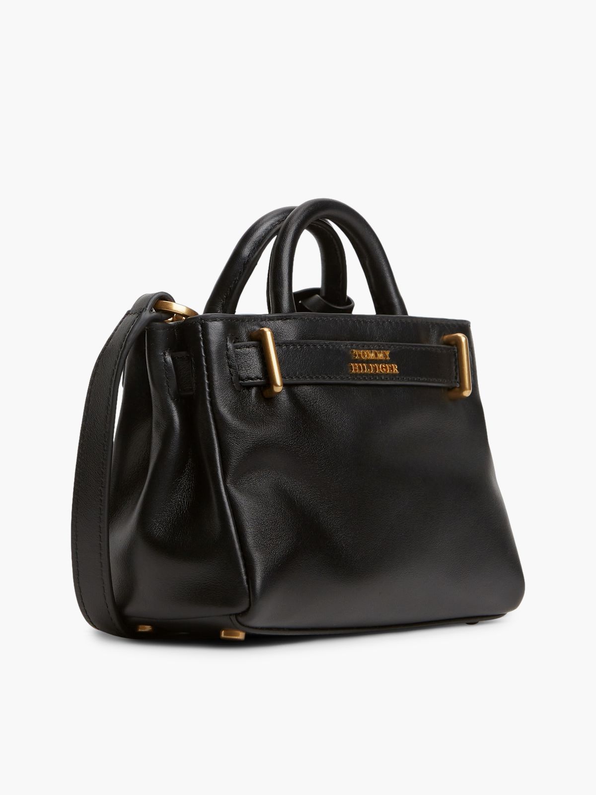 The American Icon Leather Sequin Tote Bag — Black