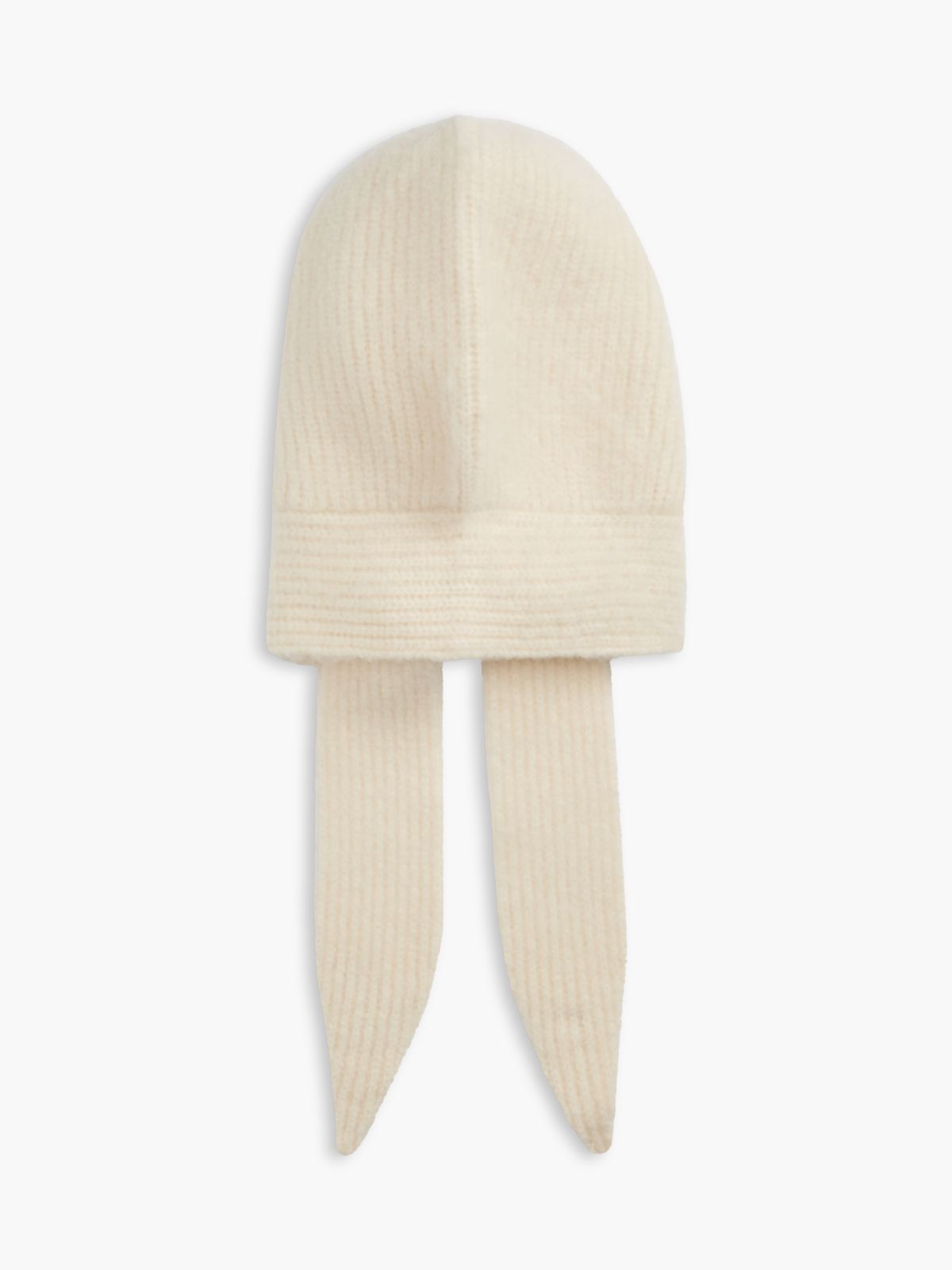 Chic Knitted Hood With Alpaca — Beige