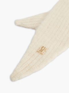 Chic Knitted Hood With Alpaca — Beige 3