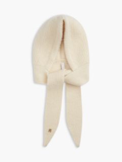 Chic Knitted Hood With Alpaca — Beige 1