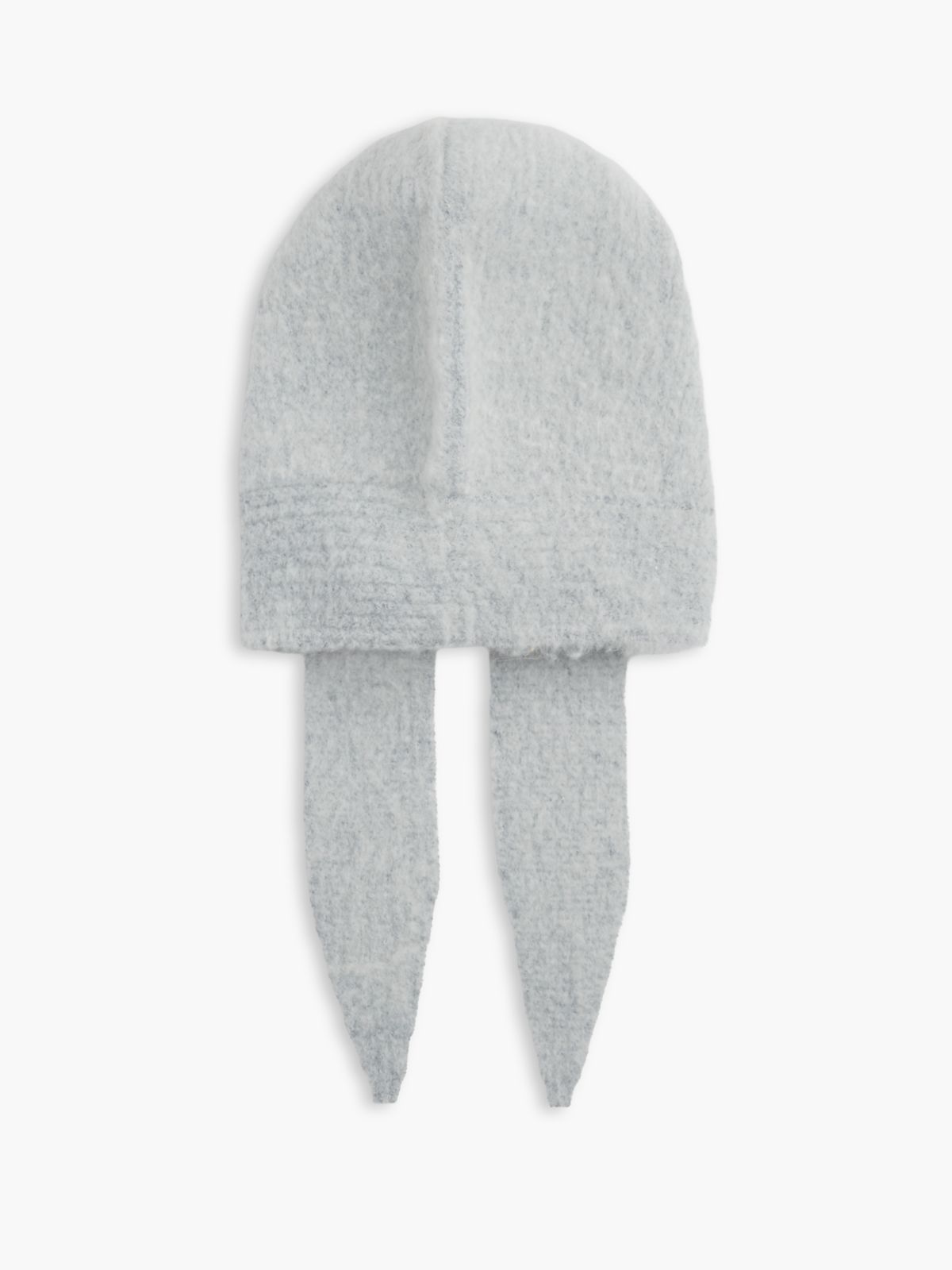 Chic Knitted Hood With Alpaca — Grey