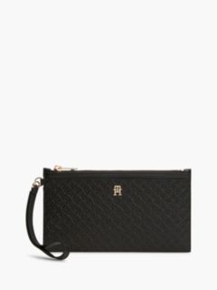 Hilfiger Icon Debossed Wrist Pouch — Black 1