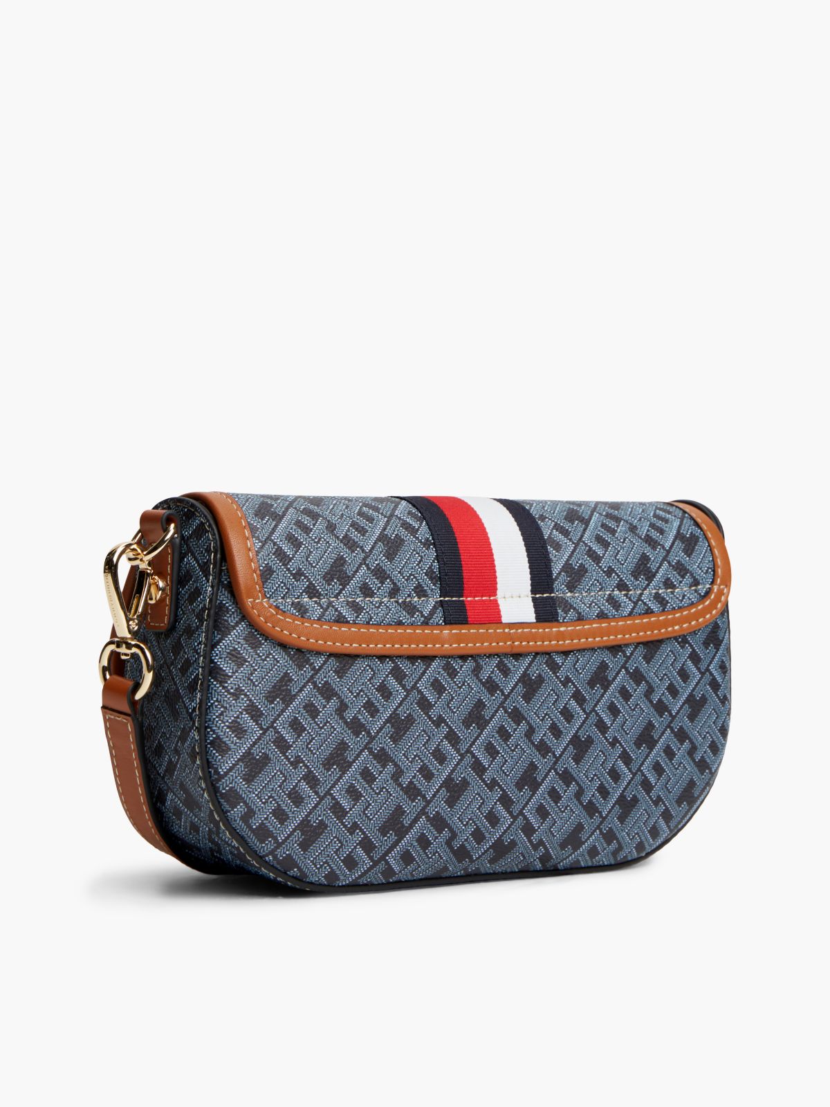 TH Monoplay Global Stripe Saddle Bag — Blue