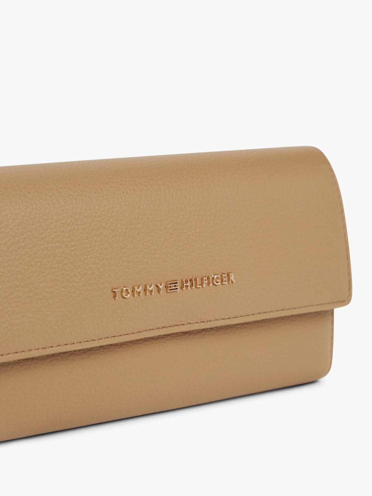 Essential Chain Strap Flap Wallet — Khaki