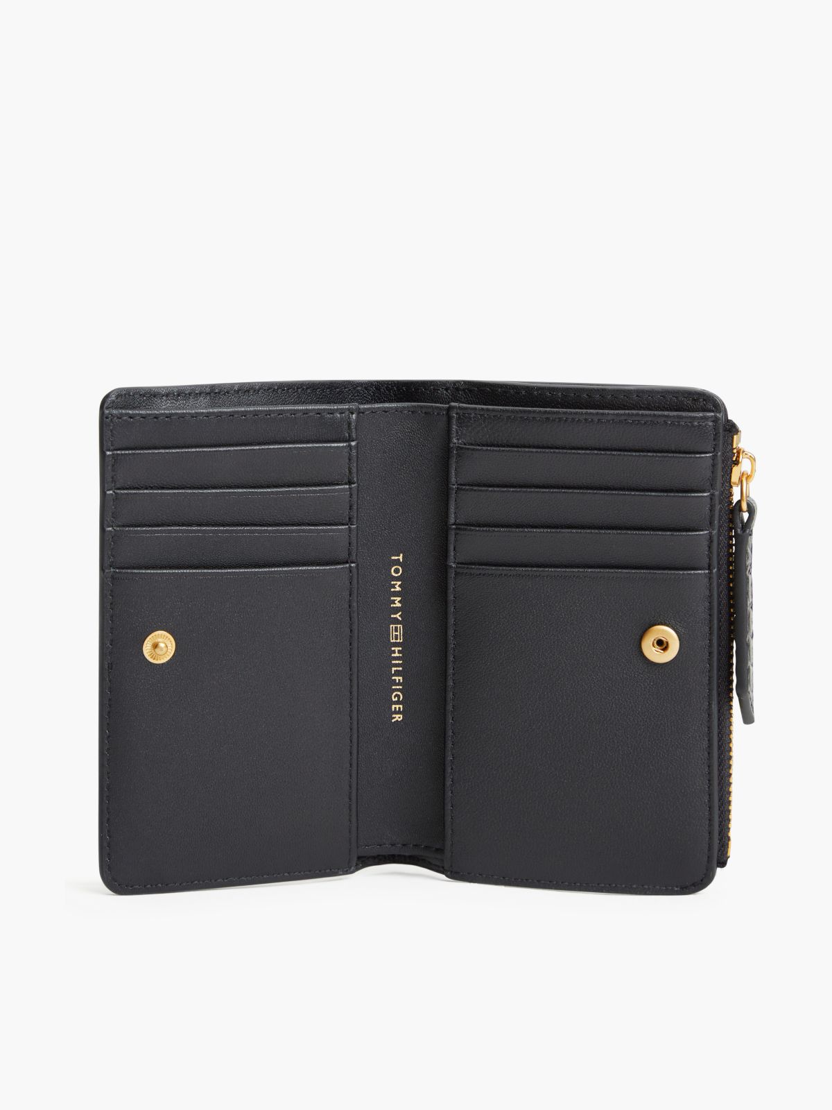 The American Icon Croco Leather Bifold Wallet — Black