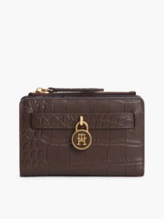 The American Icon Croco Leather Bifold Wallet — Brown 1