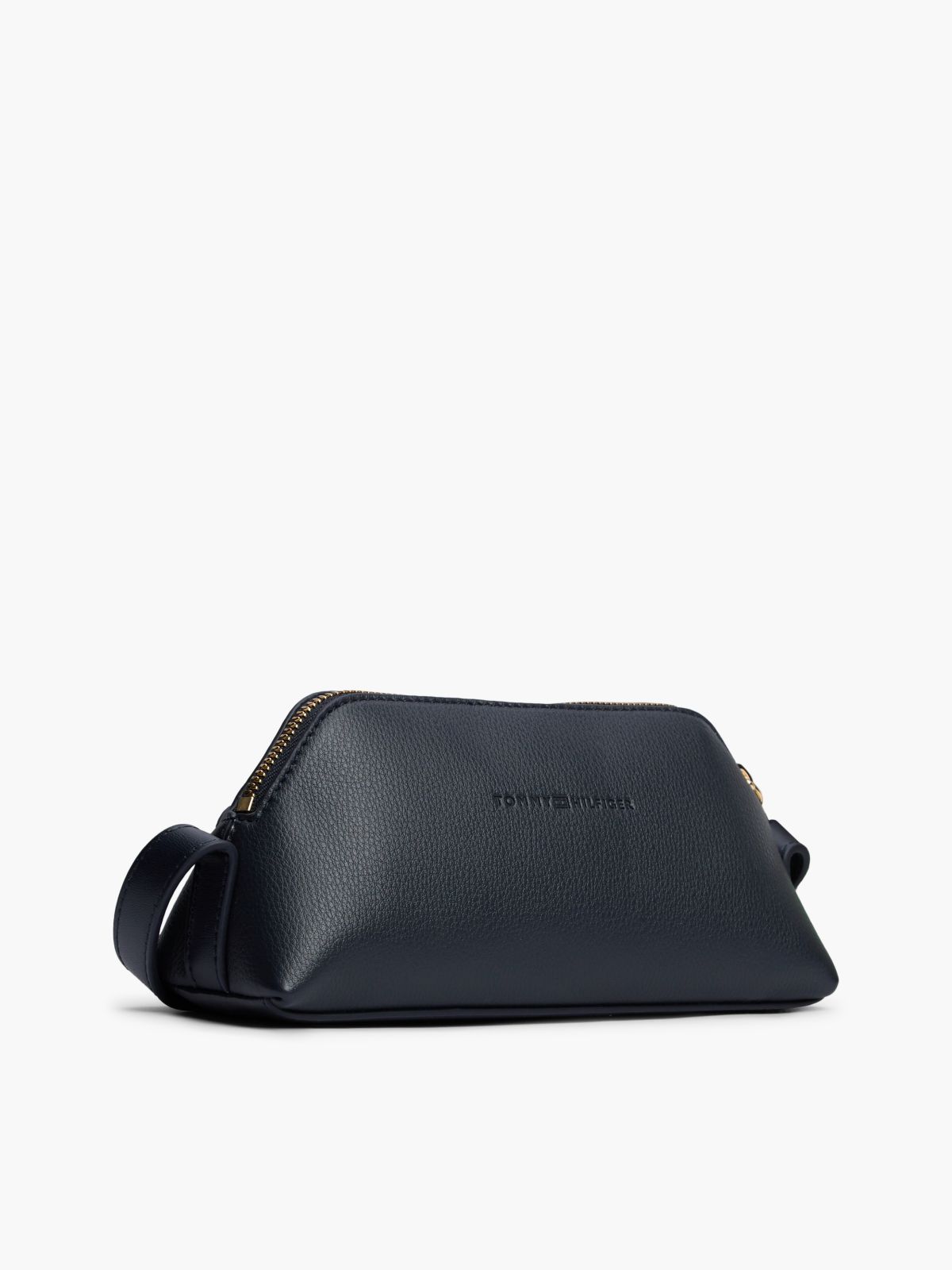 Buckle Strap Crossbody Bag — Blue