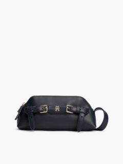 Buckle Strap Crossbody Bag — Blue 1