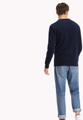 Paul & Shark hoodie sweater logo zwart | Schulte Herenmode