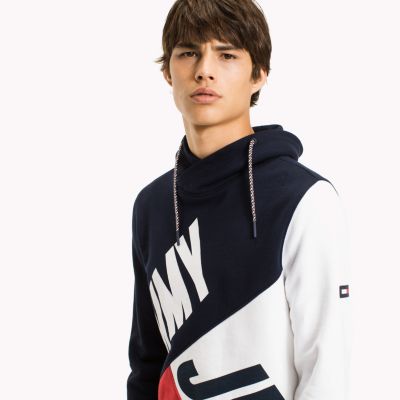 tommy hilfiger funnel neck sweatshirt