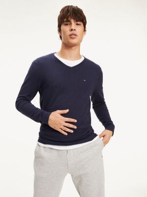 blue tommy jumper