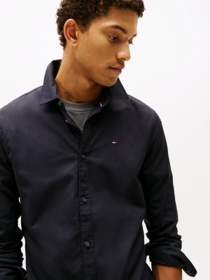 tommy jeans stretch slim fit shirt