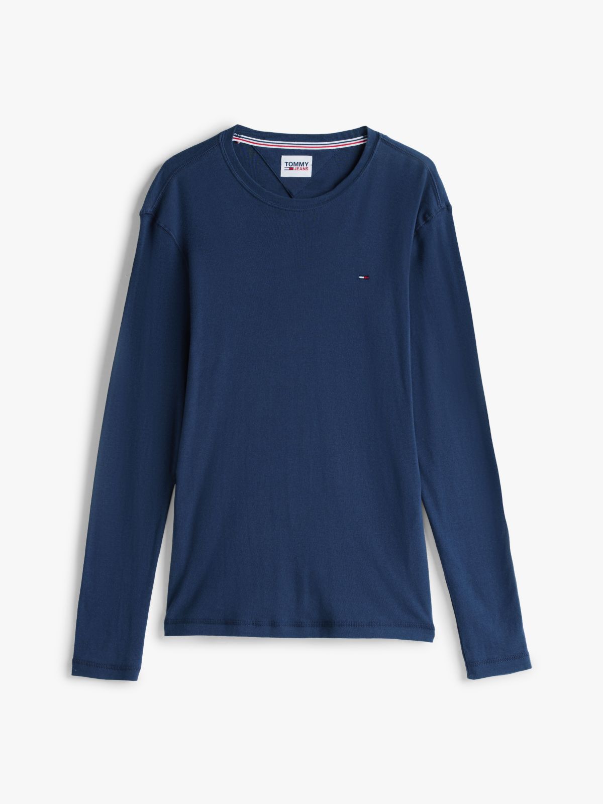 Long Sleeve Slim Fit T-Shirt — Blue