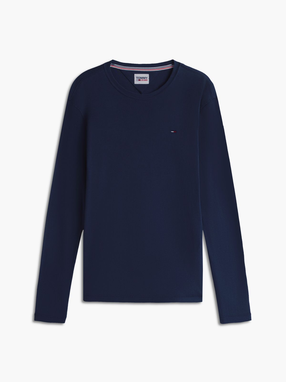 Long Sleeve Slim Fit T-Shirt — Blue