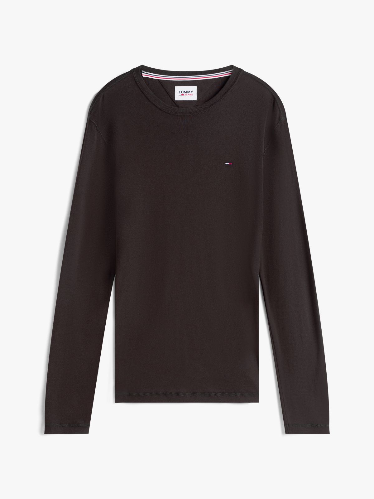Long Sleeve Slim Fit T-Shirt — Black