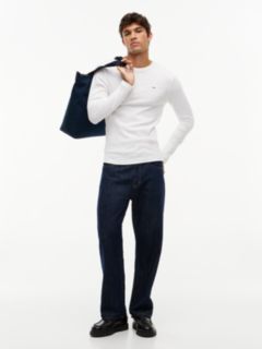 Long Sleeve Slim Fit T-Shirt — White 2