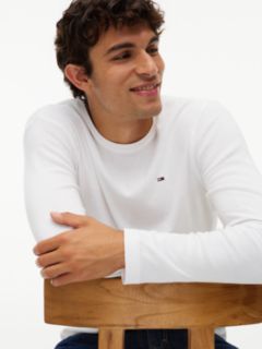 Long Sleeve Slim Fit T-Shirt — White 3