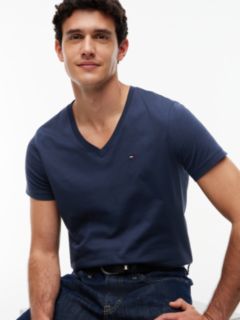 V-Neck T-Shirt — Blue 3